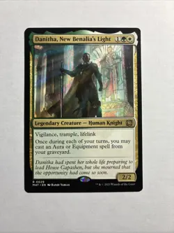 Danitha, New Benalia's Light - March of the Machine MTG Plus Bonus Card!!! - Image 1