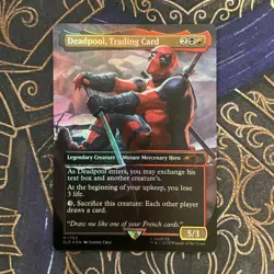 Deadpool, Trading Card (Rainbow Foil) Secret Lair Drop Foil - Image 1