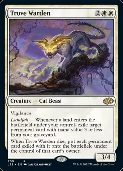 Trove Warden [Jumpstart 2022] Magic MTG - Image 1