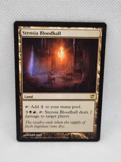 Stensia Bloodhall Innistrad Magic The Gathering MTG Rare Land Card 2011 #247 - Image 1