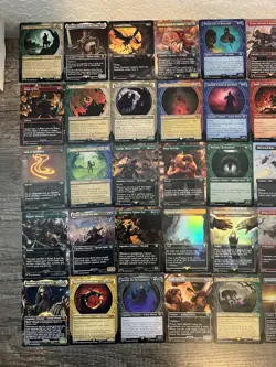 Magic The Gathering Lot Of 50 Lord Of The Rings: Tales Of Middle Earth Variants - Image 2