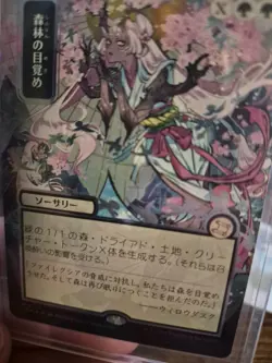 🌳✨ JAPANESE FULL ART FOIL Awaken the Woods ✨🌳 Silver Scroll RARE, Minty Fresh - Image 2
