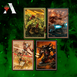 MTGA Arena Secret Lair Warhammer 40,000: Orks Redemption Code 40K Sleeves FAST - Image 1