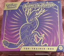 Pokemon TCG Karmesin & Purpur Top-Trainer-Box Display Deutsch Koraidon - Image 1