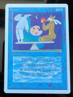 Magic the Gathering MTG Unlimited Stasis NM (Beta Bob) - Image 1