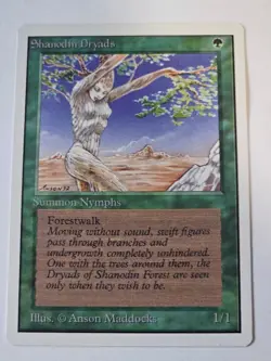 MTG - Shanodin Dryads NM - Unlimited Edition - Image 1