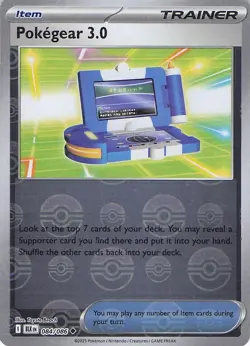 POKEMON BLACK BOLT POKEGEAR 3.0 (POKE BALL PATTERN) NM #084/086 - Image 1