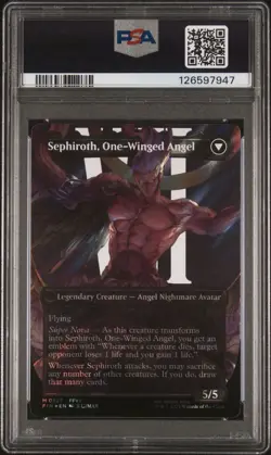 2025 PSA 10 MTG Final Fantasy Sephiroth Fabled Soldier Surge Foil 0527 English - Image 2