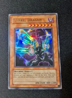 ​Yu-Gi-Oh! Barrel Dragon MRD-E Ultra Rare Vintage European Unlimited LP - Image 1
