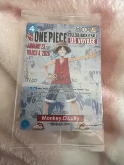 ONE PIECE Card Game Monkey D. Luffy Promo st johns vs xavier Giveaway Never Open - Image 1