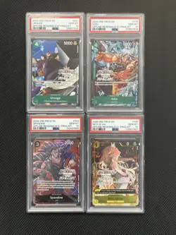 One Piece Offline Regional Season 1 Finalist Sequential PSA 10 Set - Image 1