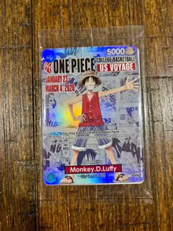 Monkey.D.Luffy (055) (College Basketball US Voyage) P-055 One Piece Promotion... - Image 3