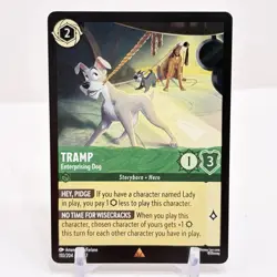 Disney Lorcana Archazia’s Island Tramp Enterprising Dog 110/204 NM - Image 1
