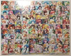 Lot of 100 Japanese Weiss Weiβ Schwarz Girl Friend Beta Trading Card set - Image 1