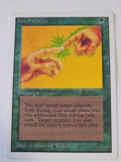 MTG - Instill Energy NM - Unlimited Edition - Image 1