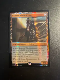 MTG - Solemn Simulacrum - Masterpiece Series: Kaladesh Inventions - Foil - Image 2