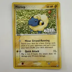Pokemon Mareep 67/109 Team Rocket Returns Reverse Holo - MP - Image 1