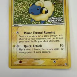 Pokemon Mareep 67/109 Team Rocket Returns Reverse Holo - MP - Image 3