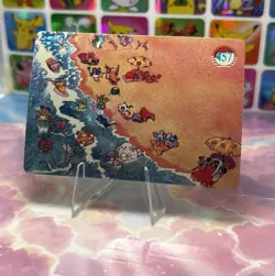 Pokemon Charizard Vintage Pocket Monsters Vending HOLO Prism Sticker 98 Nintendo - Image 2