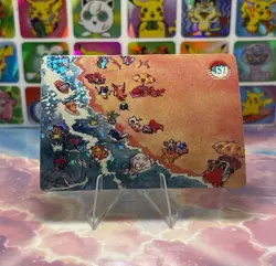 Pokemon Charizard Vintage Pocket Monsters Vending HOLO Prism Sticker 98 Nintendo - Image 4