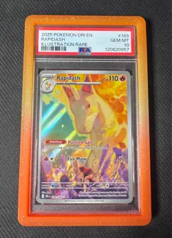Pokemon Rapidash 189 Destined Rivals PSA 10 GEM MINT - Image 1