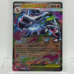 Pokemon TCG Phantasmal Flames Mega Charizard X ex #013/094 Double Rare NM - Image 1
