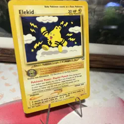 Elekid 22/111 Neo Genesis Unlimited Non Holo Rare WoTC Pokemon TradingCG 2000 LP - Image 2