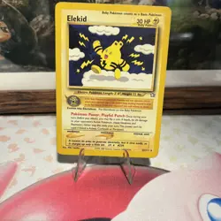 Elekid 22/111 Neo Genesis Unlimited Non Holo Rare WoTC Pokemon TradingCG 2000 LP - Image 5