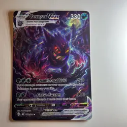 Gengar VMax FAN ART CUSTOM Holo Pokemon Card - Image 1