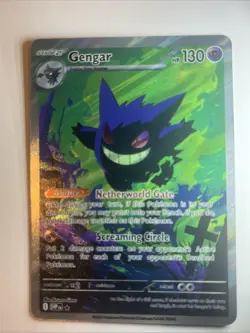 Gengar FAN ART Custom Holo Pokemon Card - Image 1