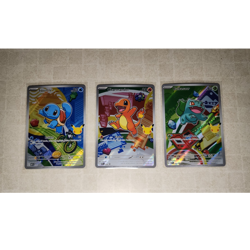 Pokemon TCG Lot of 3 Holo Cards - Squirtle, Charmander, Bulbasaur - Image 1