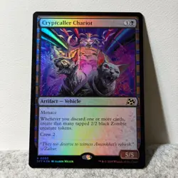 CRYPTCALLER CHARIOT MTG PRERELEASE CARDS FOIL 80 RARE LP - Image 1