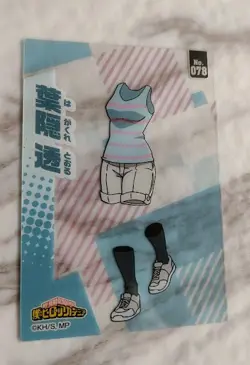 Toru Hagakure No.078 My Hero Academia Card From Japan Ensky With tracking F/S - Image 1