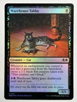 Warehouse Tabby Wilds of Eldraine 117 Foil MTG Card LP-NM - Image 1