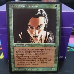 MTG - Elves of Deep Shadow - The Dark - Image 2