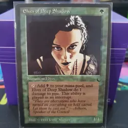 MTG - Elves of Deep Shadow - The Dark - Image 4