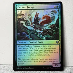 CURIOUS FORAGER BLOOMBURROW MAGIC: THE GATHERING FOIL 169 UNCOMMON LP - Image 1