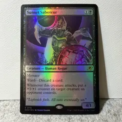 SUNSET SABOTEUR EDGE OF ETERNITIES MAGIC: THE GATHERING 116 RARE LP - Image 1