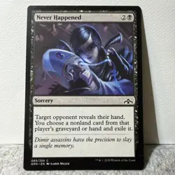 NEVER HAPPENED MTG - GUILDS OF RAVNICA - 80 COMMON LP - Image 1