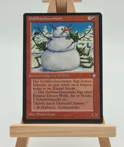Goblinschneemann Eiszeit Magic Karte MTG deutsch (Goblin Snowman) - Image 1
