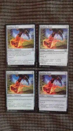 Magic: the Gathering / MtG Swiftfoot Boots x4 Mixed Sets - Image 1