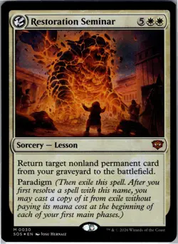 Restoration Seminar 30 Mythic Secrets of Strixhaven Magic: The Gathering Foil NM - Image 1
