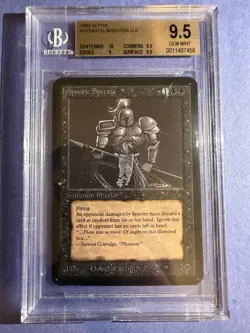 BGS 9.5 Hypnotic Septer Alpha Mtg Magic The Gathering GEM MINT - Image 1