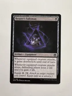 Reaper's Talisman - MTG Adventures in the Forgotten Realms - NM - Image 1