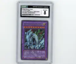 2006 Yugioh Dragon Master Knight #UE02-EN001 Limited Edition CGC 8 Yu-Gi-Oh! - Image 1