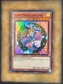 Yugioh Dark Magician Girl LDS3-EN082 Ultra Rare 1st Ed RED NM - Image 1