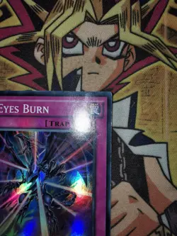 Red-Eyes Burn drl2-en021 1st Edition (LP/MP) Super Rare Yu-Gi-Oh! - Image 2