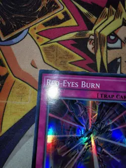 Red-Eyes Burn drl2-en021 1st Edition (LP/MP) Super Rare Yu-Gi-Oh! - Image 3