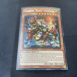 Yugioh x1 Therion “King” Regulus MP23-EN063 Prismatic Secret Rare (Near Mint!) - Image 2