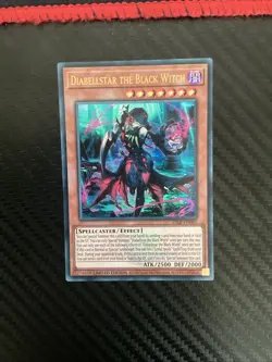 Yugioh! Diabellstar The Black Witch 25LP-EN001 Ultra Rare Limited Near Mint - Image 1